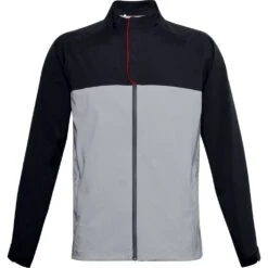 Under Armour Men's UA Golf Rain Jacket - Mod Grey / Black
