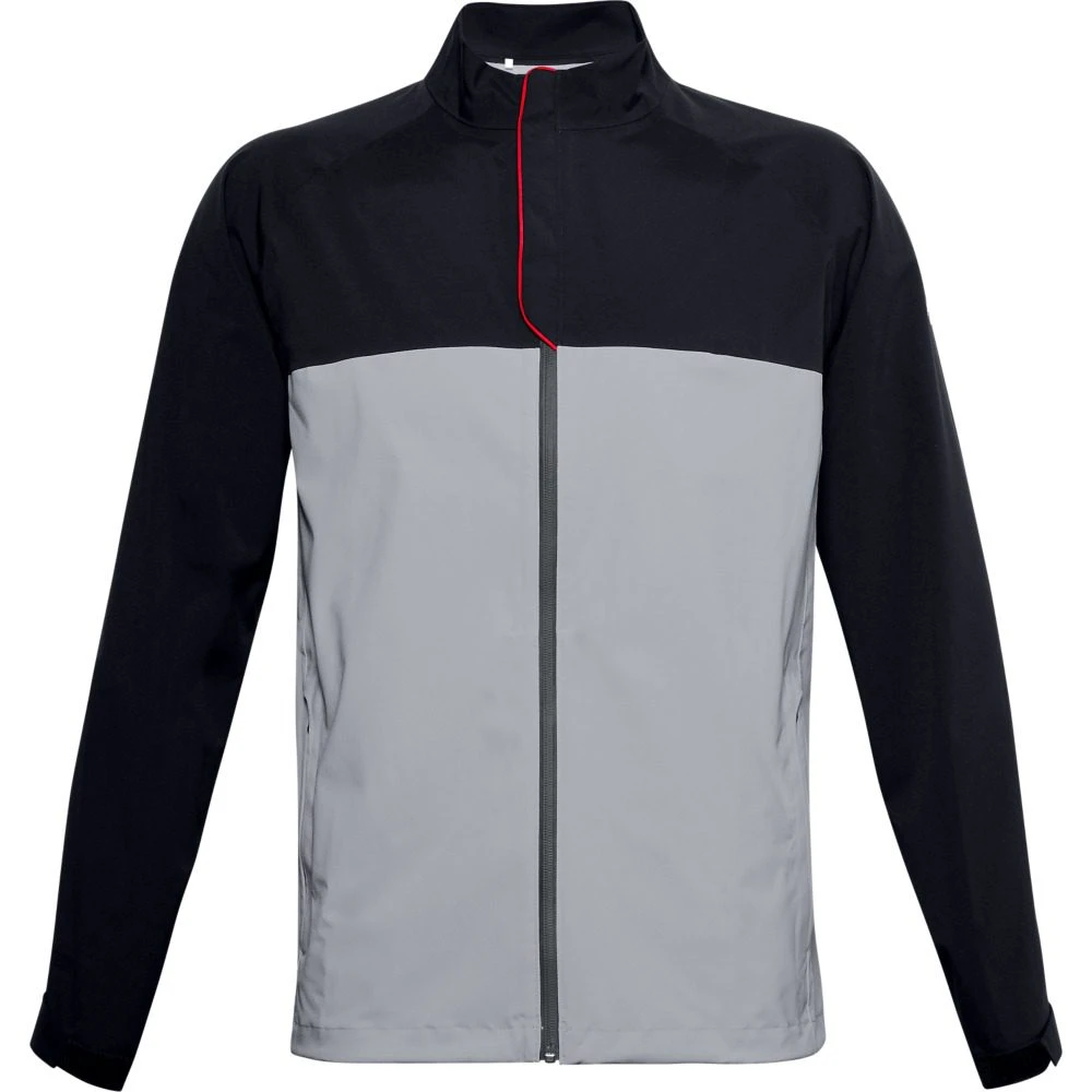Under Armour Men's UA Golf Rain Jacket - Mod Grey / Black 3 Under Armour Men's UA Golf Rain Jacket - Mod Grey / Black