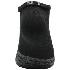 Under Armour UA HeatGear® No Show Socks 3pk - Black -Golf Equipment Store 1346755 001 B EM