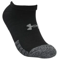Under Armour UA HeatGear® No Show Socks 3pk - Black