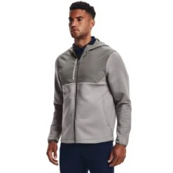 Under Armour Men's UA Storm Daytona Full-Zip - Grey -Golf Equipment Store 1366279 066 FC