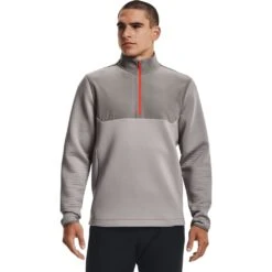 Under Armour Men's UA Storm Daytona ½ Zip - Grey -Golf Equipment Store 1366280 031 FC