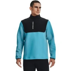 Under Armour Men's UA Storm Daytona ½ Zip - Fresco Blue 7 Under Armour Men's UA Storm Daytona ½ Zip - Fresco Blue -Golf Equipment Store 1366280 481 FC