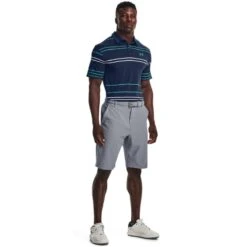Under Armour Drive Tapered Golf Shorts - Steel Grey 9 Under Armour Drive Tapered Golf Shorts - Steel Grey -Golf Equipment Store 1370086 035 FSF