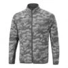 Mizuno Men's Winter Stretch Full Zip - Grey -Golf Equipment Store 1824131302Grey Camo Mizuno Jacket Full Zip
