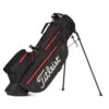 Titleist Players 4 StaDry Stand Bag 2021 - Black/Black/Red -Golf Equipment Store 2021 Players 4 StaDry Black Black Red TB21SX2 006 02
