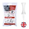 Masters Golf Plastic Graduated Tees 2" White -Golf Equipment Store 2 515 s