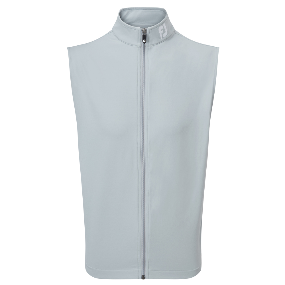 FootJoy Mens Full-Zip Knit Golf Vest - Grey 3 FootJoy Mens Full-Zip Knit Golf Vest - Grey