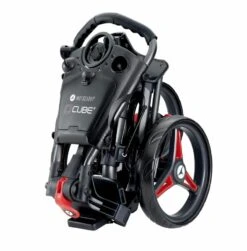 Motocaddy CUBE Push Trolley - Black/Red