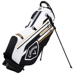 Callaway Chev Dry Stand Bag 21 - Black/White/Gold