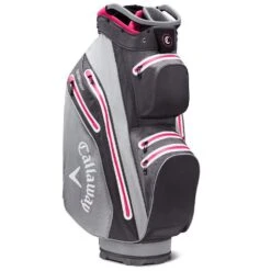 Callaway Org 14 Hyper Dry Golf Cart Bag - Charcoal/Silver/Pink -Golf Equipment Store Callaway Org 14 Hyper Dry Golf Cart Bag Charcoal Silver Pink 3