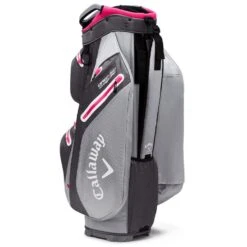 Callaway Org 14 Hyper Dry Golf Cart Bag - Charcoal/Silver/Pink -Golf Equipment Store Callaway Org 14 Hyper Dry Golf Cart Bag Charcoal Silver Pink 5