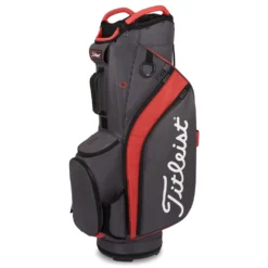 Titleist Cart 14 2022 Golf Cart Bag - Graphite/Island Red/Black