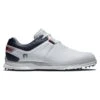 Footjoy Pro SL 22 Shoe - White/Navy/Red -Golf Equipment Store FJ 53074 01