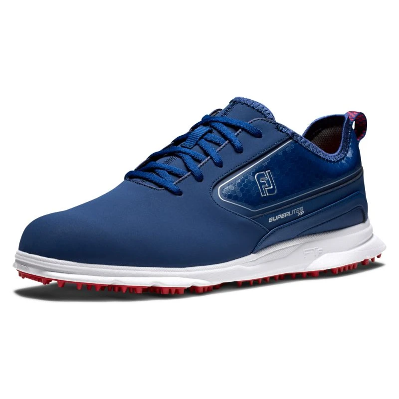 FootJoy SuperLites XP 2022 Golf Shoes - Navy/Red 4 FootJoy SuperLites XP 2022 Golf Shoes - Navy/Red - Image 2