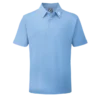 FootJoy Stretch Pique Solid Colour Athletic Fit Golf Shirt - Ocean -Golf Equipment Store FJ 91826 01