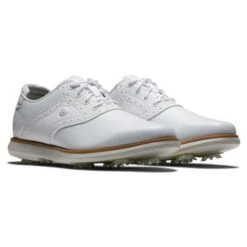 FootJoy Ladies FJ Traditions Golf Shoes - White -Golf Equipment Store FJ 97906 04