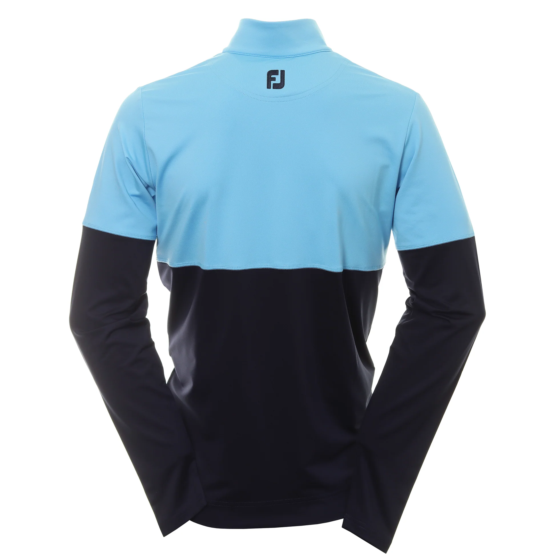 FootJoy Colour Block Chill Out Pullover - Blue/Navy 4 FootJoy Colour Block Chill Out Pullover - Blue/Navy - Image 2