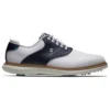 FootJoy FJ Traditions Golf Shoes - White/Navy -Golf Equipment Store FootJoy FJ Traditions Shoes White Navy 1 1