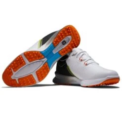 FootJoy Fuel Golf Shoes - White/Black/Orange 13 FootJoy Fuel Golf Shoes - White/Black/Orange -Golf Equipment Store FootJoy Fuel Golf Shoes White Black Orange 6
