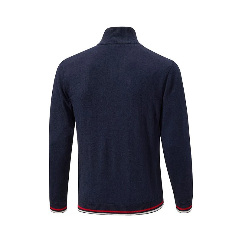 Mizuno Men's Windproof Jumper - Navy 4 Mizuno Men's Windproof Jumper - Navy - Image 2