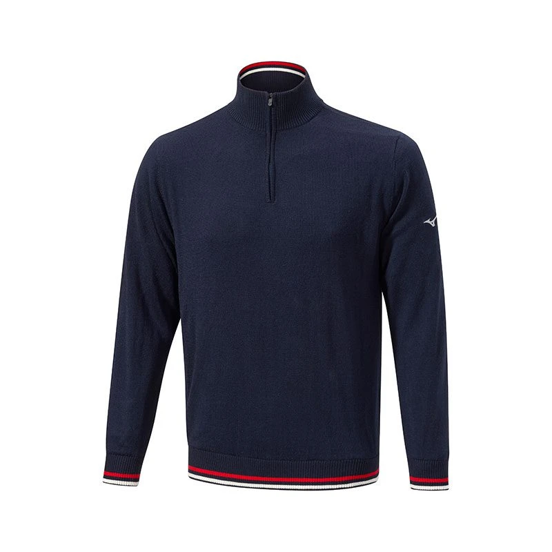 Mizuno Men's Windproof Jumper - Navy 3 Mizuno Men's Windproof Jumper - Navy