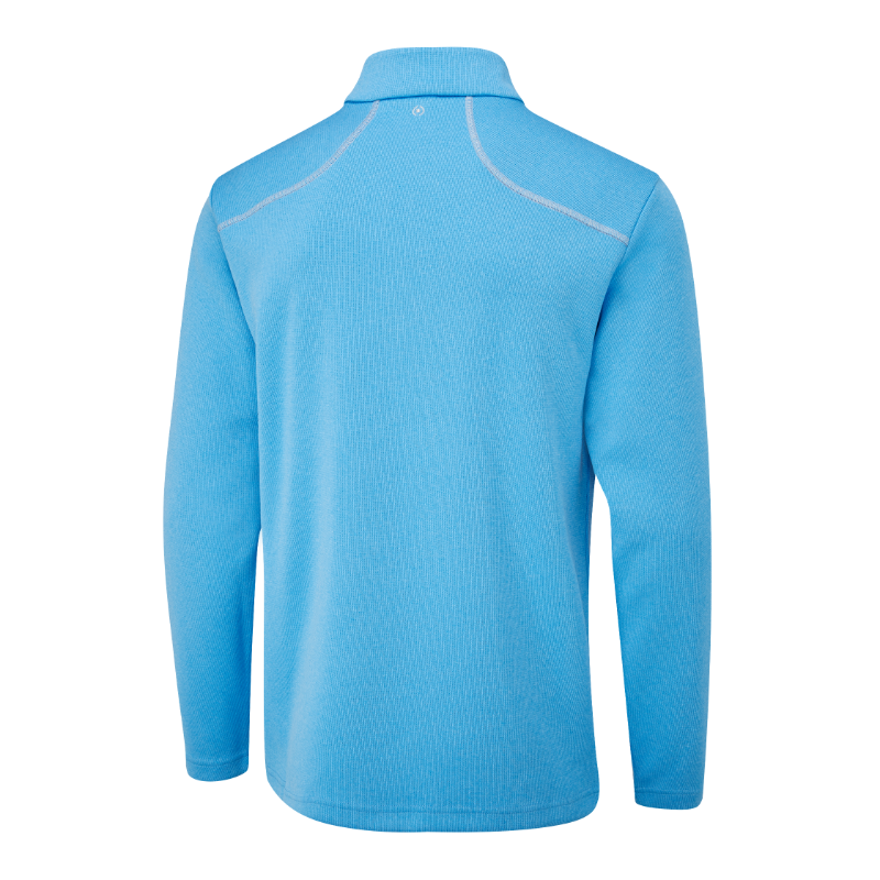 Ping Ramsey Half Zip Mens Fleece Golf Top - Infinity Blue Marl 4 Ping Ramsey Half Zip Mens Fleece Golf Top - Infinity Blue Marl - Image 2