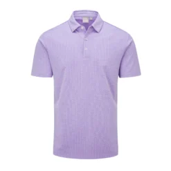 Ping Halcyon Mens Golf Polo Shirt - Cool Lilac