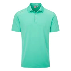 Ping Lindum Mens Golf Polo Shirt - Aquarius