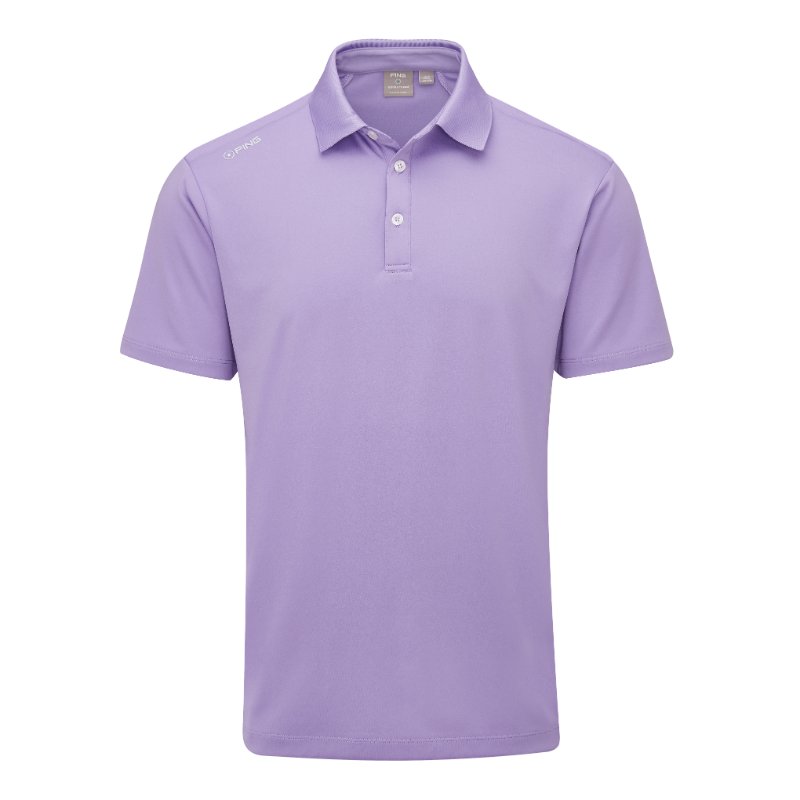 Ping Lindum Mens Golf Polo Shirt - Violet 3 Ping Lindum Mens Golf Polo Shirt - Violet