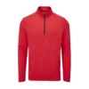 Ping Edwin 1/2 Zip Mens Golf Sweater - Poppy -Golf Equipment Store P03527 EDWIN POPPY 01