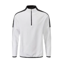 Ping Frankie SensorWarm Half-Zip Fleece Men's Sweater - White/Black