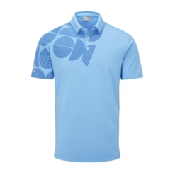 Ping Elevation Golf Polo Shirt - Infinity Blue