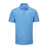 Ping Two Tone Golf Polo Shirt - Danube/infinity Blue -Golf Equipment Store P03571 TWO TONE POLO DANUBE INFINITY BLUE MULTI 01