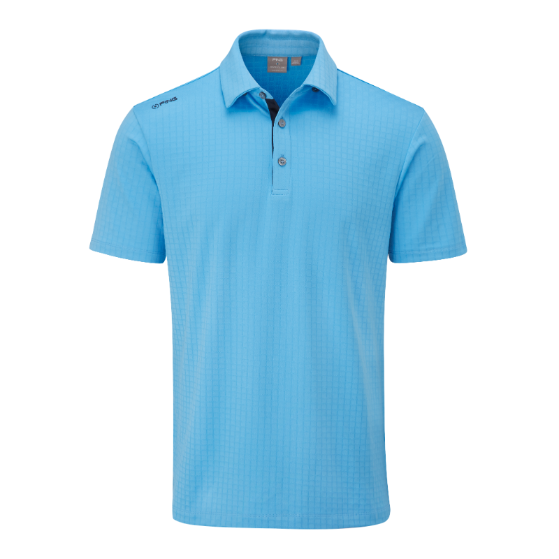 Ping Cillian Golf Polo Shirt - Infinity Blue 3 Ping Cillian Golf Polo Shirt - Infinity Blue