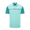 Ping Morten Golf Polo Shirt - Aquarius/Everglade Multi -Golf Equipment Store P03575 MORTEN AQUARIUS EVERGLADE MULTI 01