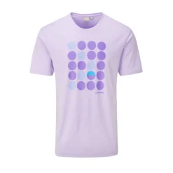 Ping Split Ball Tee Golf Shirt - Cool Lilac