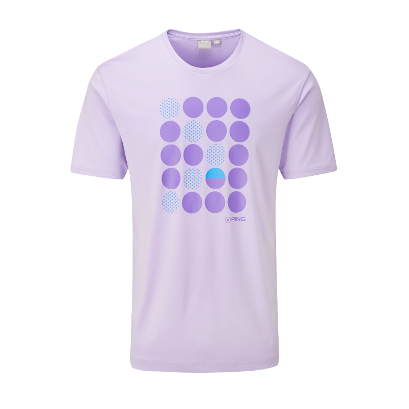 Ping Split Ball Tee Golf Shirt - Cool Lilac 3 Ping Split Ball Tee Golf Shirt - Cool Lilac