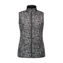 PING Ladies Cece Quilted Gilet - Black Multi