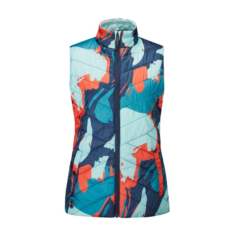 PING Ladies Cece Quilted Gilet - Navy Multi 3 PING Ladies Cece Quilted Gilet - Navy Multi