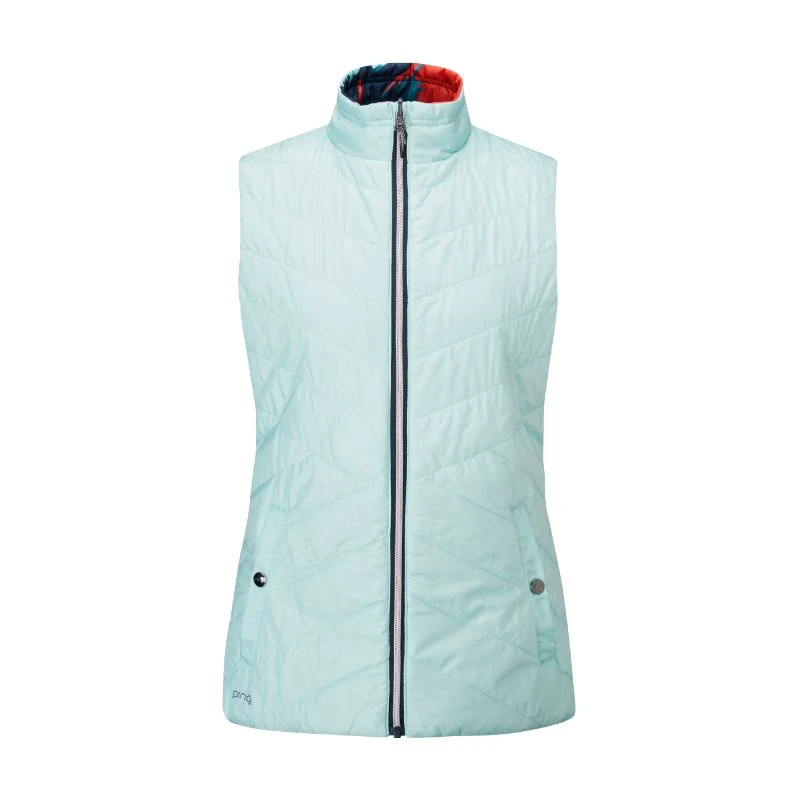 PING Ladies Cece Quilted Gilet - Navy Multi 5 PING Ladies Cece Quilted Gilet - Navy Multi - Image 3