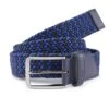Ping Stretch Webbing Belt Blue Multi -Golf Equipment Store Ping Belt P03422 Blue