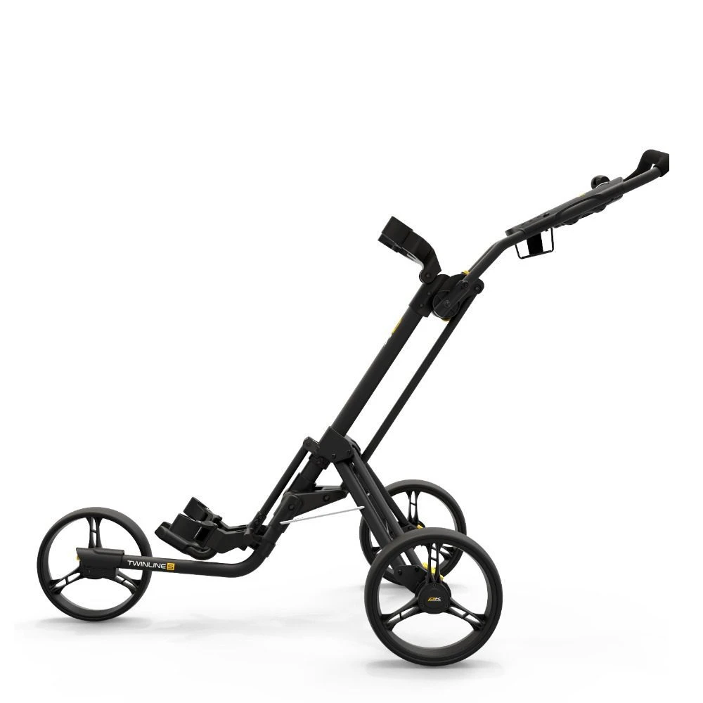 PowaKaddy Twinline 5 Golf Push Trolley - Black 4 PowaKaddy Twinline 5 Golf Push Trolley - Black - Image 2