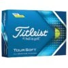 Titleist Tour Soft Golf Balls 2022 - Yellow (12 Balls) -Golf Equipment Store Titleist 2022 Tour Soft Golf Balls Yellow 1