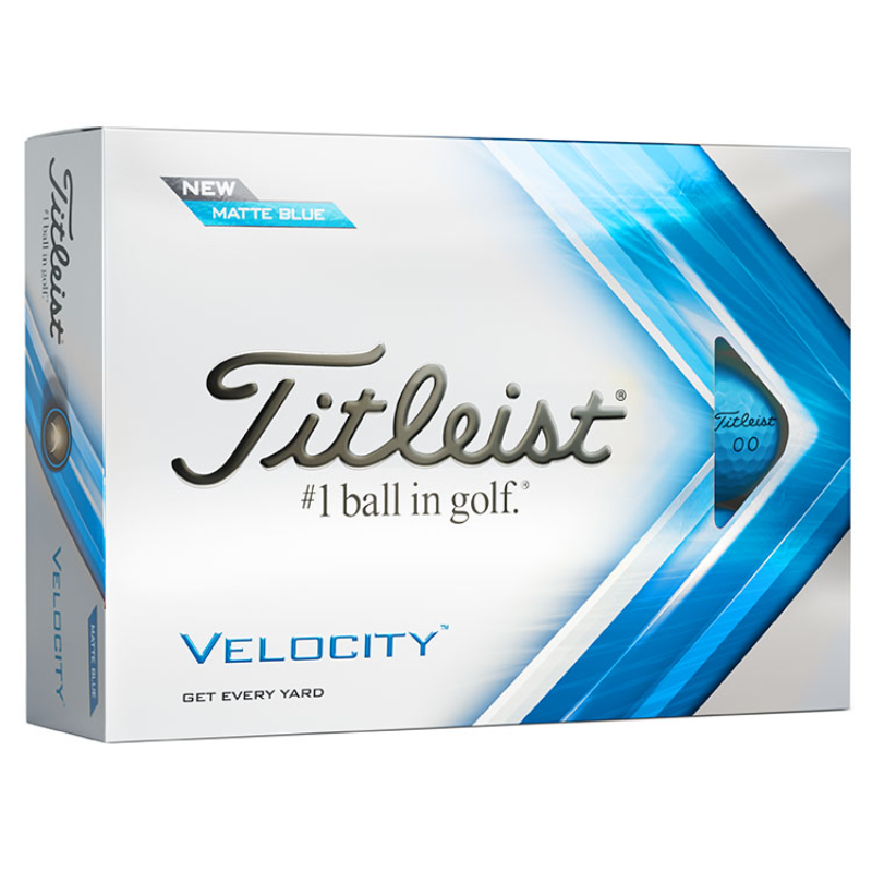 Titleist Velocity Golf Balls 2022 - Blue (12 Balls) 3 Titleist Velocity Golf Balls 2022 - Blue (12 Balls)