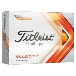 Titleist Velocity Golf Balls 2022 - Orange (12 Balls)