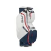 PING Traverse Golf Cart Bag - Platinum/Navy/Red -Golf Equipment Store Traverse Platinum Navy Red