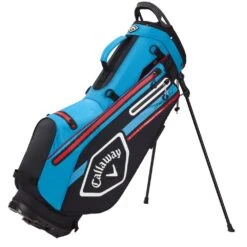 Callaway Chev Dry Stand Bag 21 - Black/Cyan/Fire