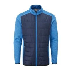 PING Mens Dover Thermal Golf Jacket - Oxford Blue/Delph Blue