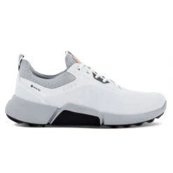 Ecco BIOM H4 Golf Shoes - White/Concrete